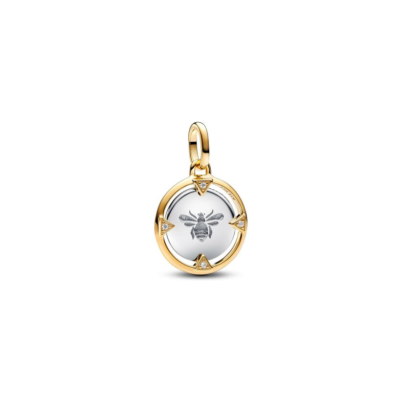 Charm Pandora Me Médaillon Abeille en argent