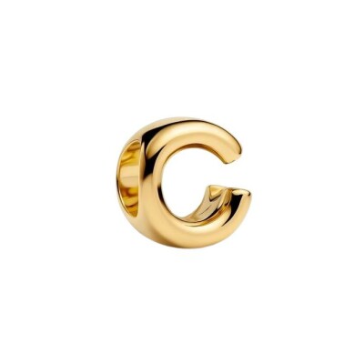 Charm Pandora Alphabet Lettre C en métal doré