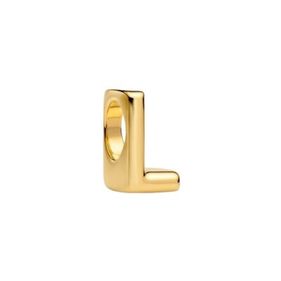 Charm Pandora Alphabet Lettre L en métal doré