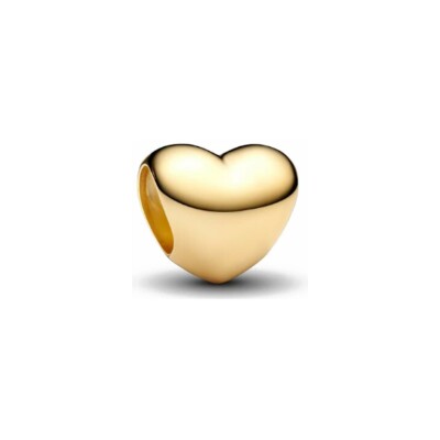 Mini charm Pandora Cœur Doré en métal doré