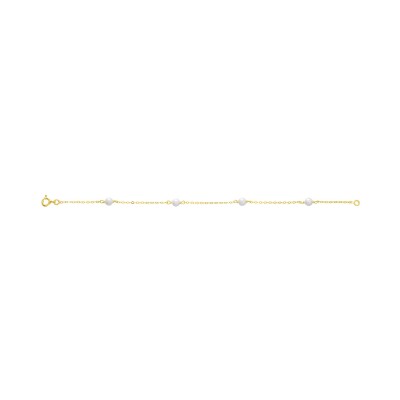 Collier en or jaune et perle de culture