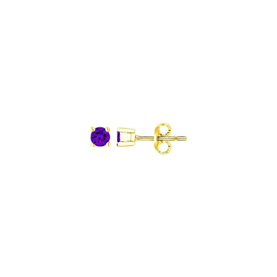 Boucles d'oreilles en plaqué or et oxyde de zirconium