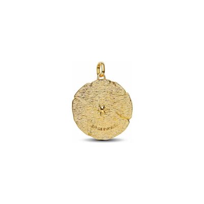 Charm Pandora Médaillon Surdimensionné Flèches Croisées en métal doré