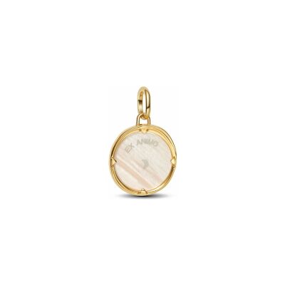 Charm Pandora Médaillon Pégase en argent et métal doré