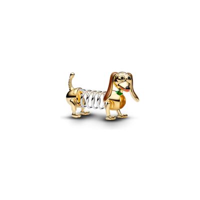 Charm Disney X Pandora Pixar Toy Story Zigzag en argent, métal doré et émail
