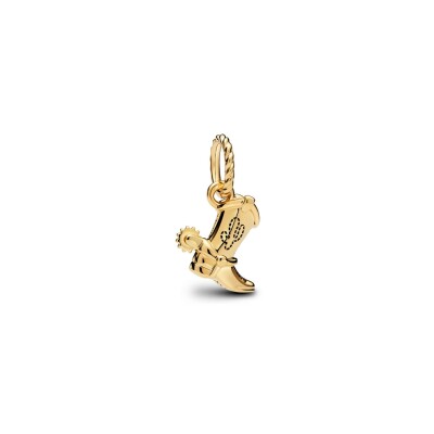 Charm Disney X Pandora Pixar Toy Story Santiag en métal doré et émail