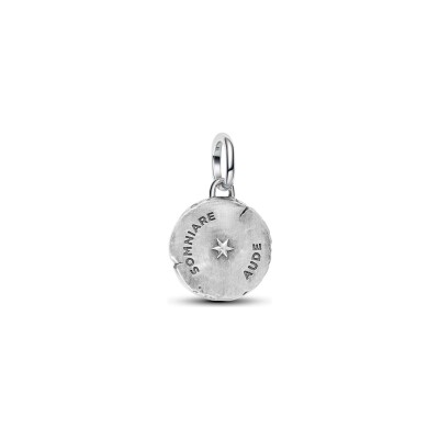 Charm Pandora Talisman Papillon en argent, métal doré et oxyde de zirconium