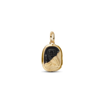Charm Pandora Talisman Chouette Doré en métal doré