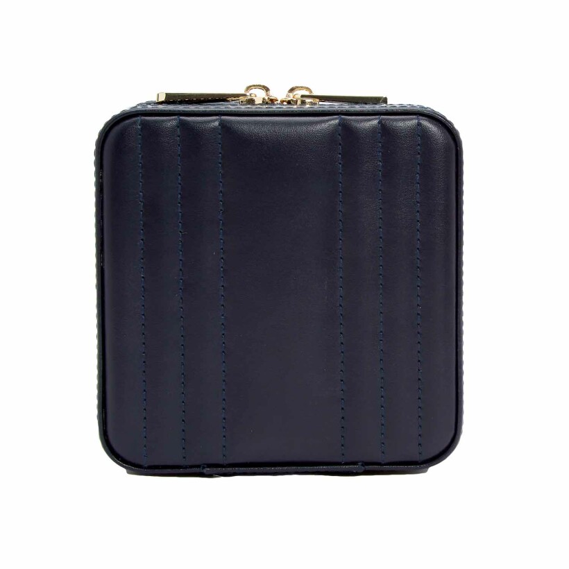 Wolf 1834 Maria Small Zip Case, navy leather