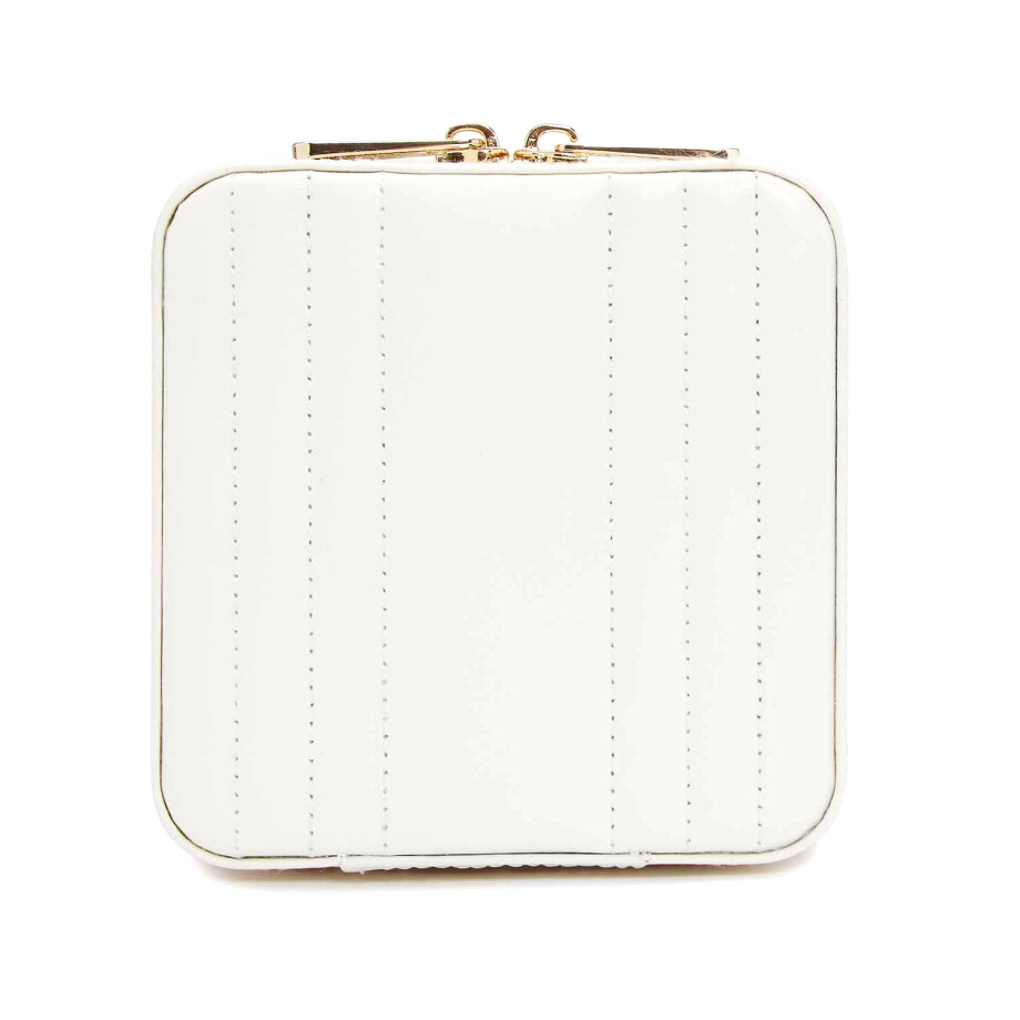 Wolf 1834 Maria Small Zip Case, white leather