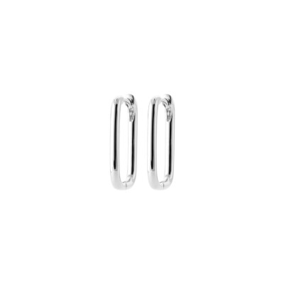 Boucles d'oreilles créoles en argent