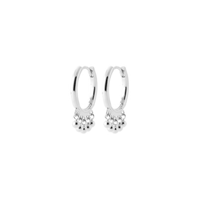 Boucles d'oreilles créoles en argent