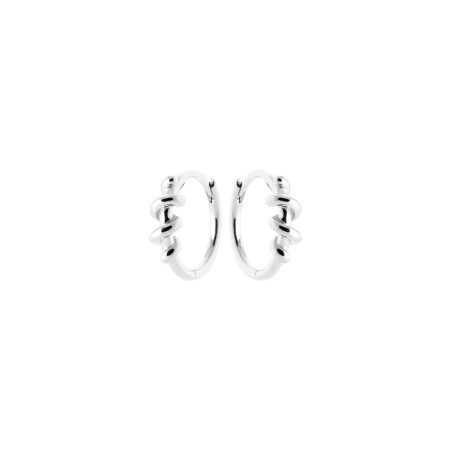 Boucles d'oreilles créoles en argent