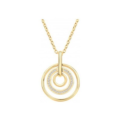 Collier en plaqué or et oxyde de zirconium