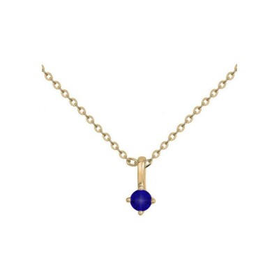Collier en plaqué or et oxyde de zirconium