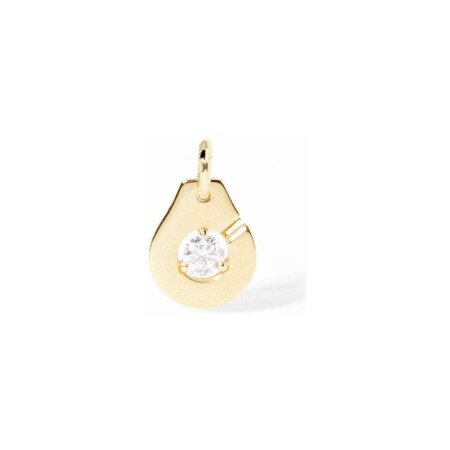 Pendentif dinh van Menottes R10 en or jaune et diamant