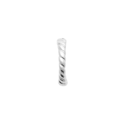 Créole en argent rhodié