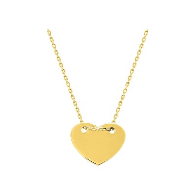 Collier à graver en or jaune