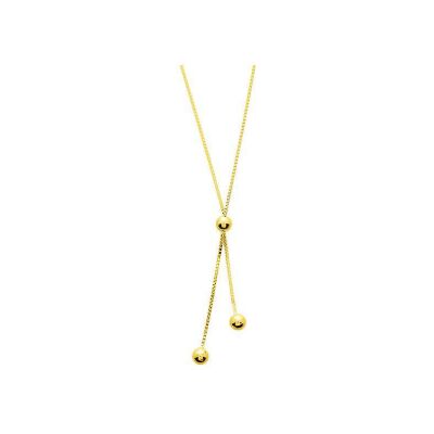 Collier fantaisie en or jaune