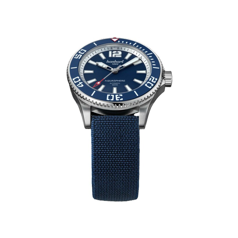 Montre Hanhart 1882 Aquasphere FreeFall Blue, 42mm