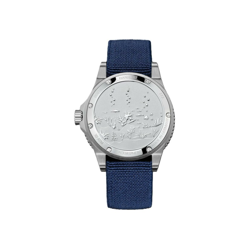 Montre Hanhart 1882 Aquasphere FreeFall Blue, 42mm