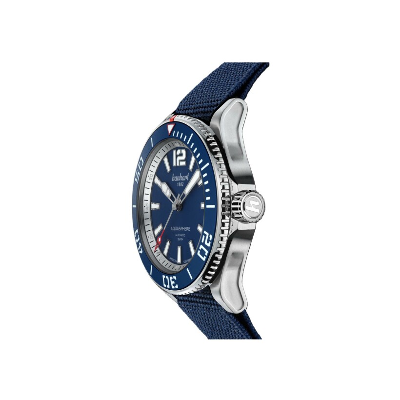 Montre Hanhart 1882 Aquasphere FreeFall Blue, 42mm