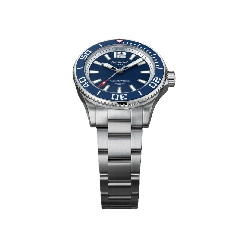 Montre Hanhart 1882 Aquasphere FreeFall Blue, 42mm