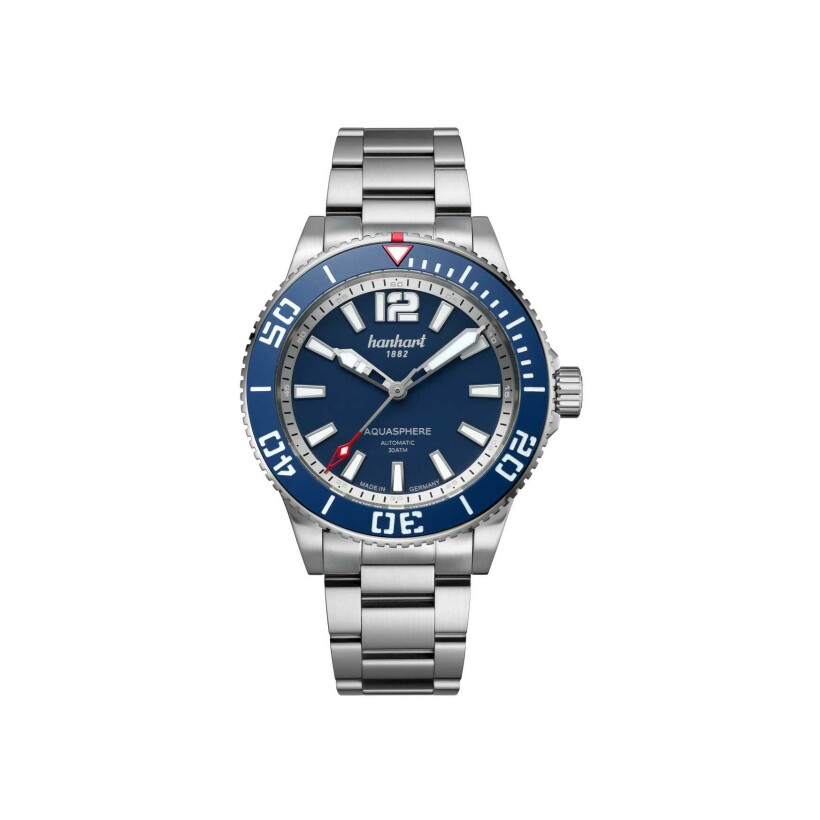 Montre Hanhart 1882 Aquasphere FreeFall Blue, 42mm