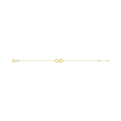 Bracelet infini en or jaune