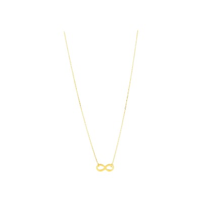 Collier infini en or jaune