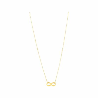 Collier infini en or jaune, 45cm
