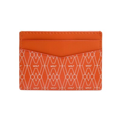 Porte-carte Wolf 1834 Signature Cardholder orange