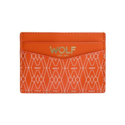 Porte-carte Wolf 1834 Signature Cardholder orange