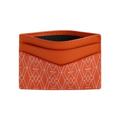 Porte-carte Wolf 1834 Signature Cardholder orange