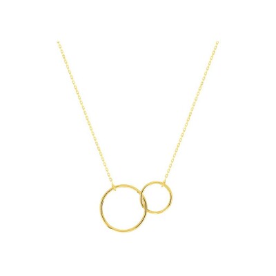 Collier fantaisie en or jaune