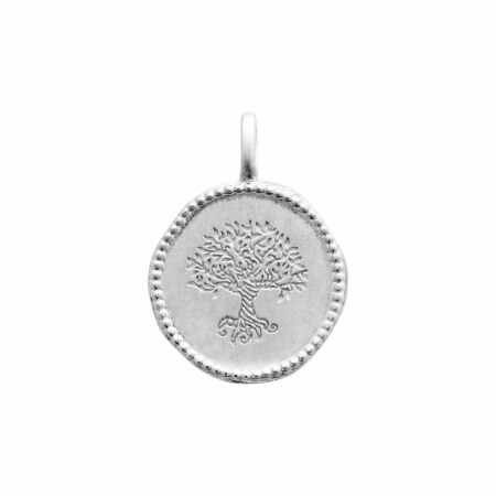 Pendentif en argent rhodié