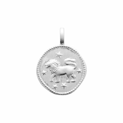 Pendentif en argent rhodié