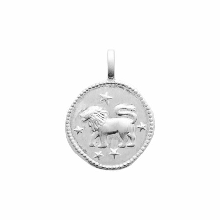 Pendentif en argent rhodié