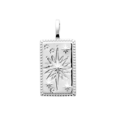 Pendentif en argent rhodié