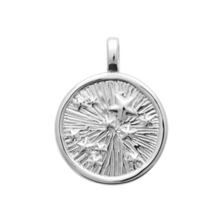 Pendentif en argent rhodié