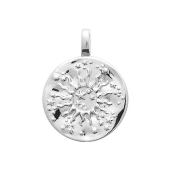 Pendentif en argent rhodié