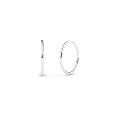 Boucles d'oreilles Ti Sento en argent plaqué platine