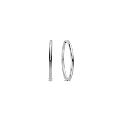 Boucles d'oreilles Ti Sento en argent plaqué platine