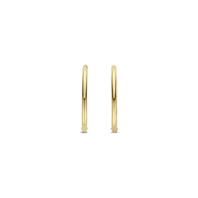 Boucles d'oreilles Ti Sento en argent doré