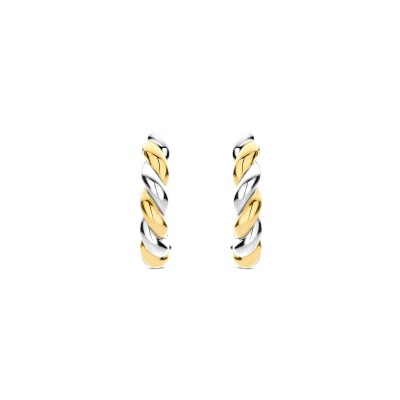 Boucles d'oreilles Ti Sento en argent doré