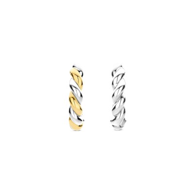 Boucles d'oreilles Ti Sento en argent doré
