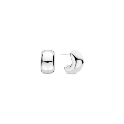 Puces d'oreilles Ti Sento en argent plaqué platine