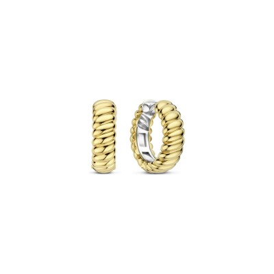 Boucles d'oreilles Ti Sento en argent doré