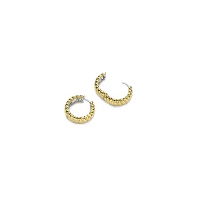 Boucles d'oreilles Ti Sento en argent doré