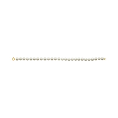 Bracelet en or jaune et perle de culture 6mm